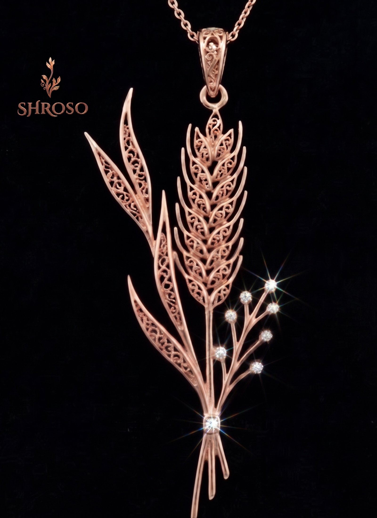 Golden Wheat Spirit Necklace 🌾✨ - Image 2