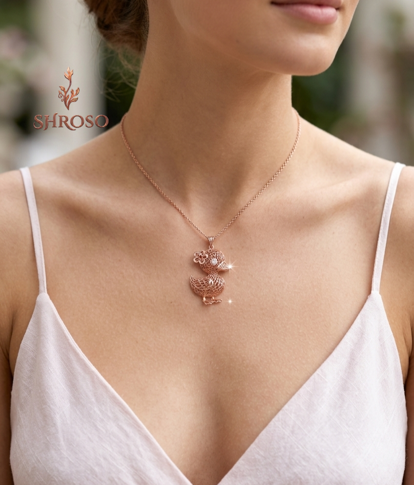 The Little Blossom Duckling Necklace